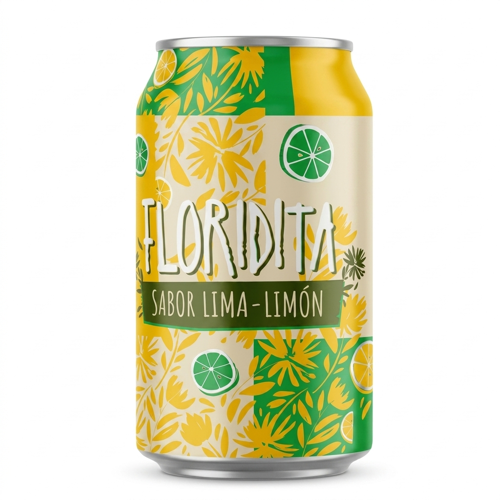 Refresco gaseado de lima - limón Floridita (330 ml)