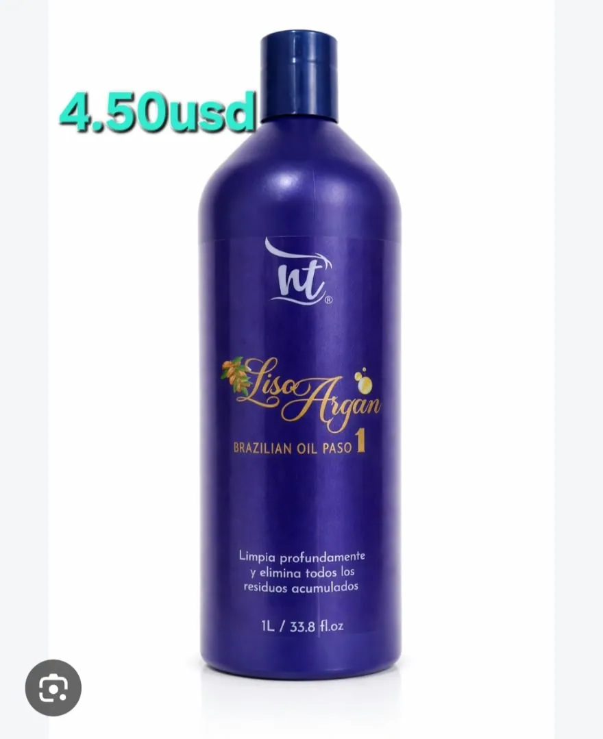 Shampoo antirresiduos NT Liso Argán paso 1 (1L)