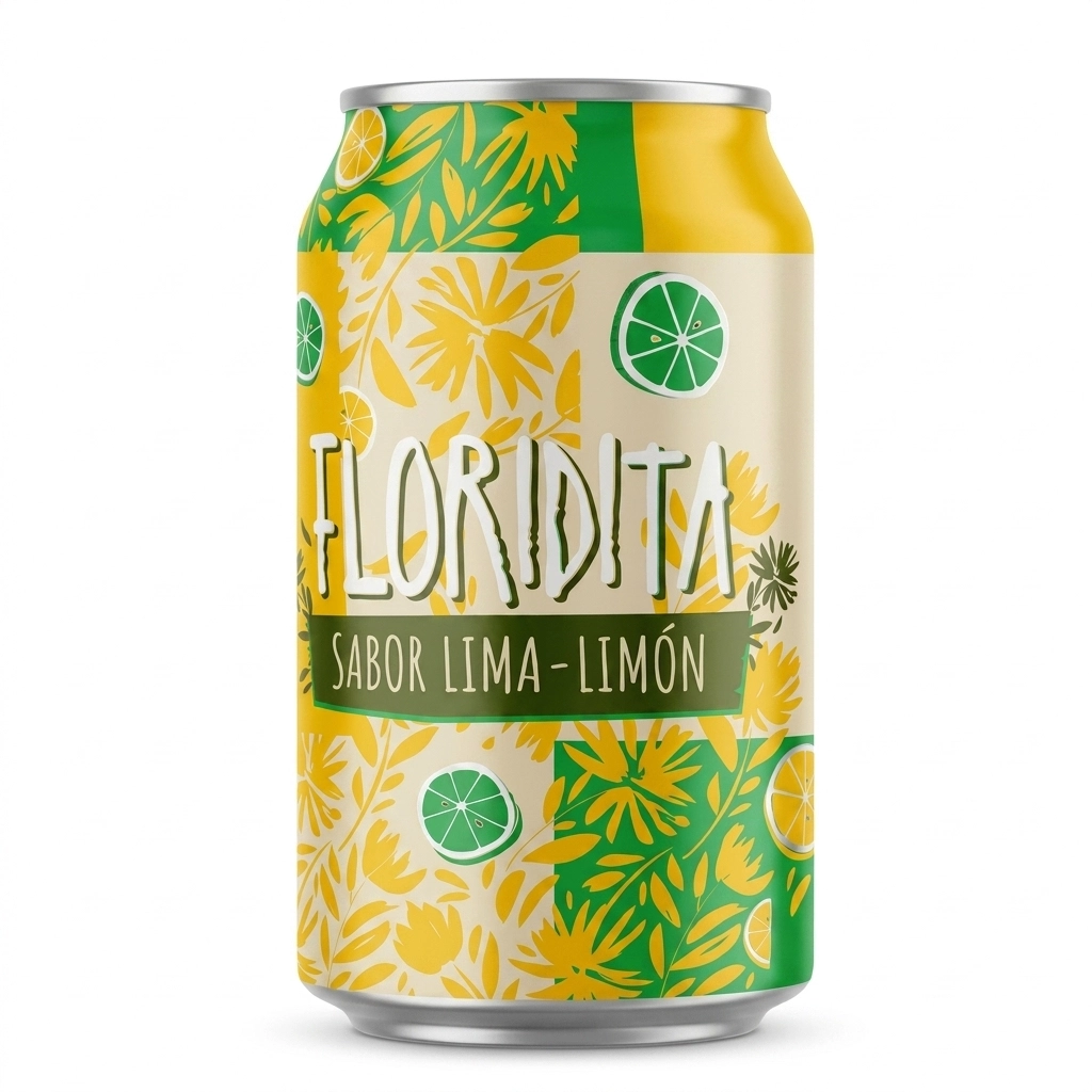 Refresco gaseado de lima y limón Floridita (330 ml)