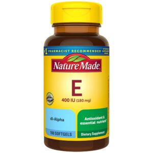 Vitamina E — 100 cápsulas | Antioxidante y protección celular
