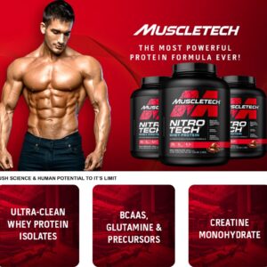 Proteína Nitro-Tech MuscleTech 4lb — 30g de proteína + Creatina