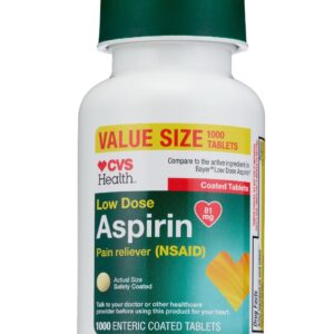 Aspirina 81mg — 500 pastillas | Dosis cardíaca preventiva