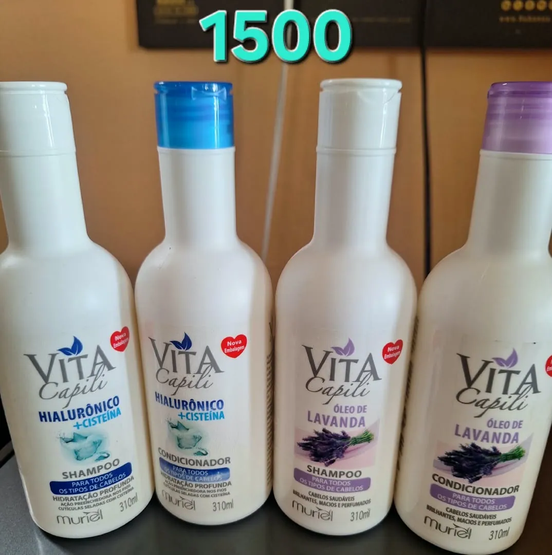 Set shampoo y acondicionador Muriel Vita Capili 310ml (ácido hialurónico o lavanda)
