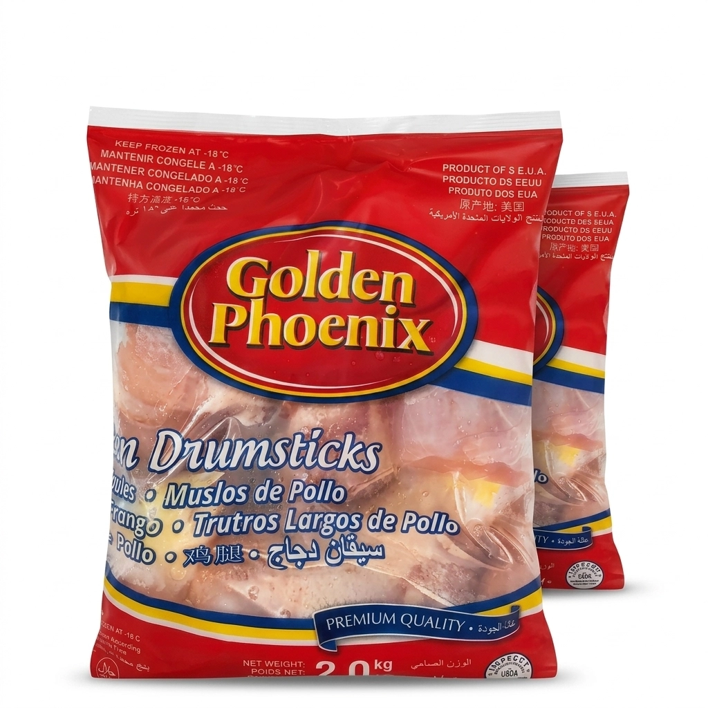 Muslos de pollo Golden Phoenix (2 kg / 4.41 lb)