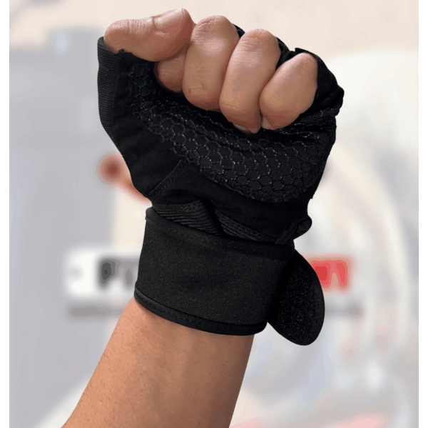 Guantillas con Muñequeras Profesionales — Agarre + soporte de muñeca