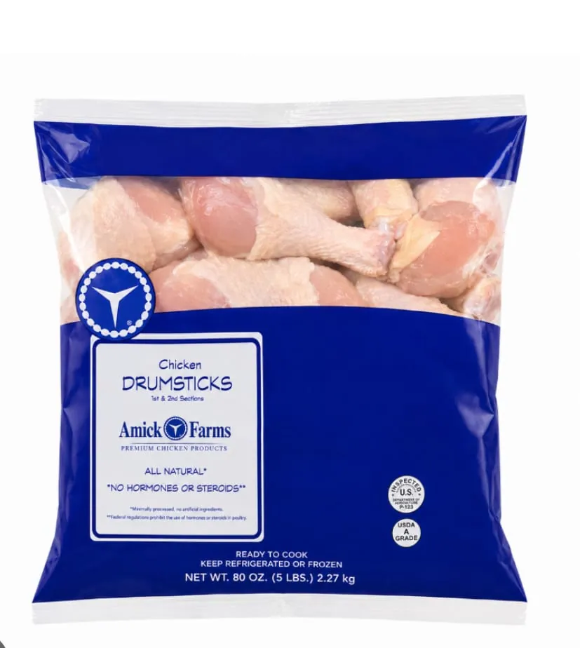 Muslos de pollo (drumsticks) Amick Farms 5 lb