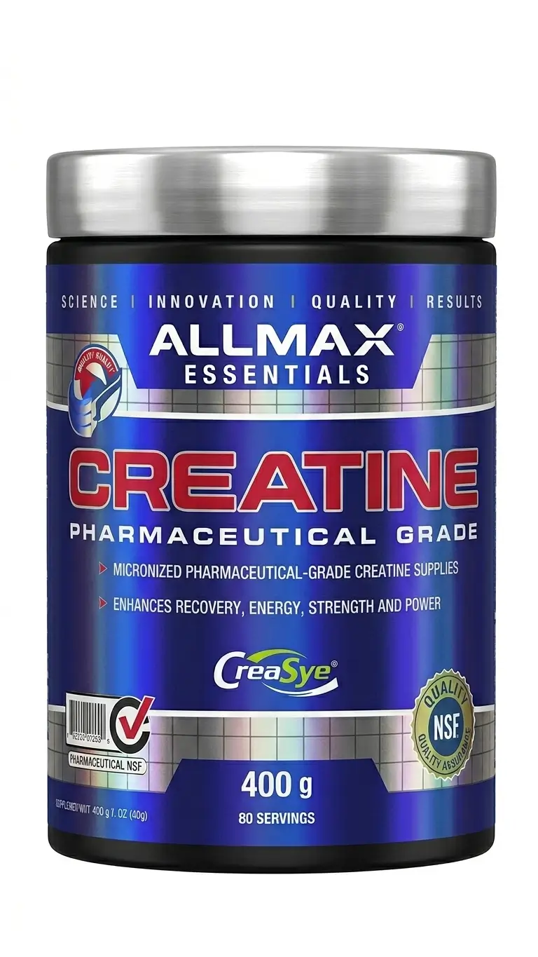 Creatina Monohidratada ALLMAX 400g — 80 servicios