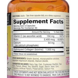 Colágeno 1500mg + Vitamina C — 120 cápsulas | Articulaciones y piel