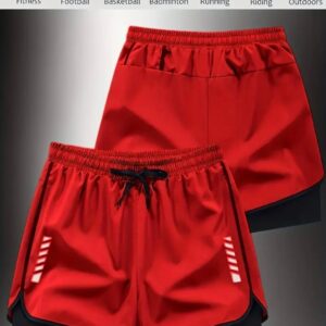 Short con Licra 2 en 1 — Short exterior + licra de compresión integrada