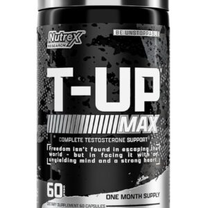 Potenciador de Testosterona T-Up Max Nutrex — 60 cápsulas | 30 servicios