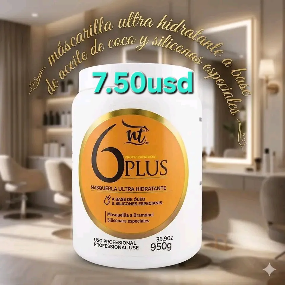 Mascarilla ultra hidratante NT 6 Plus 950g con aceite de coco