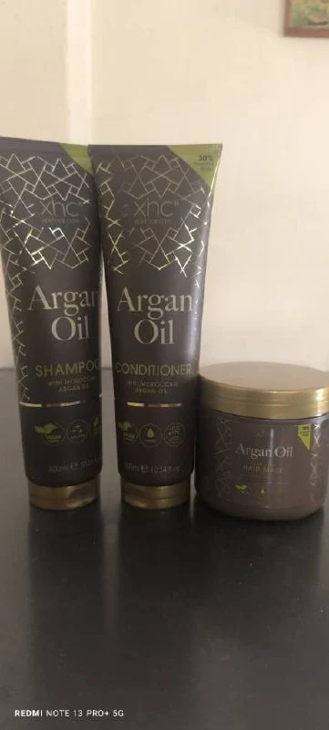 Set shampoo acondicionador y tratamiento de argán 250ml