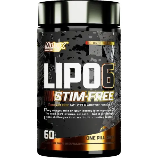 Quemador Lipo-6 Black Stim-Free Nutrex — 60 cápsulas | Sin estimulantes