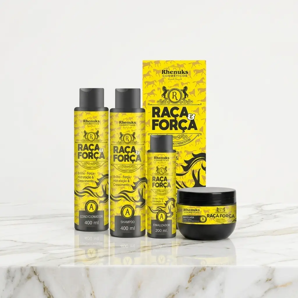 Kit Alisador Capilar Raca Força Profesional