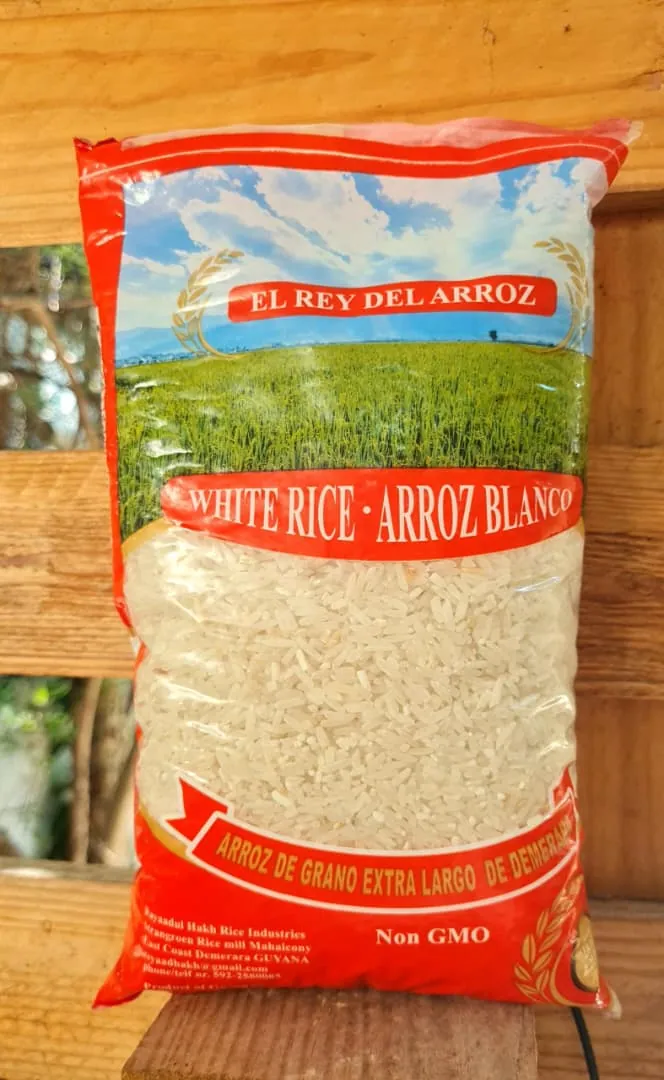 Arroz blanco El Rey del Arroz 1kg grano extra largo