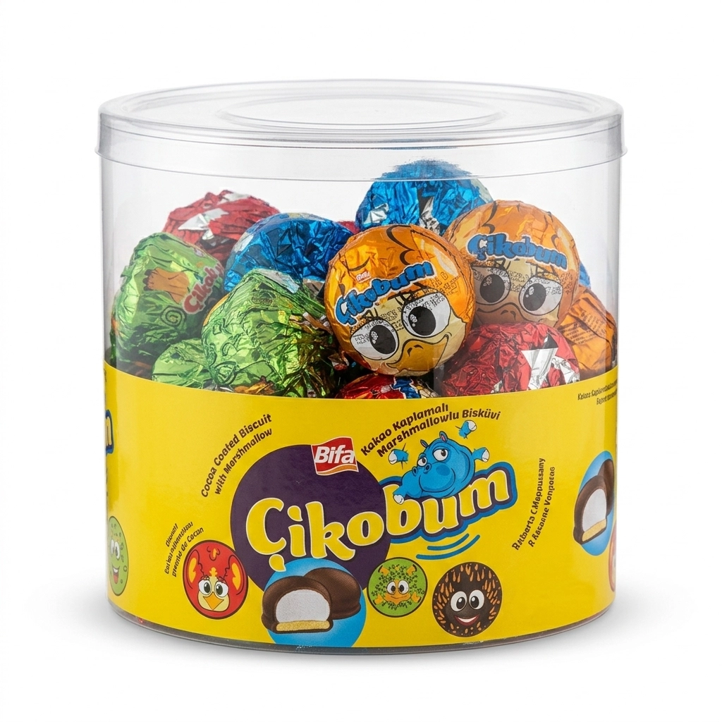 Bombones Chikobum de chocolate con malvavisco