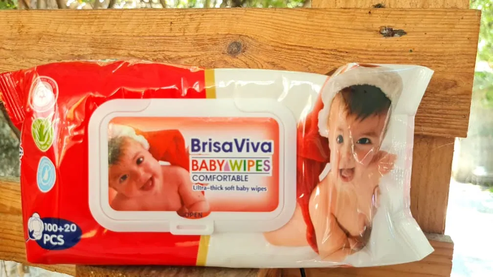 Toallitas húmedas BrisaViva para bebé 120 unidades
