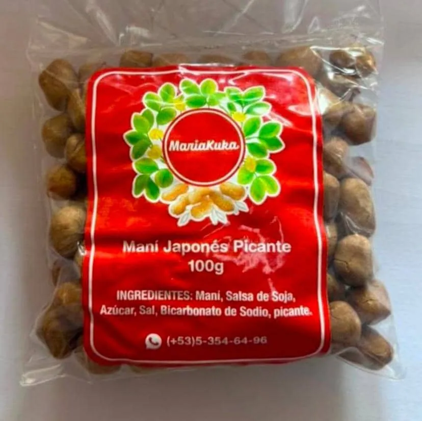 Maní japonés MariaKuka 100g natural, picante o tostado
