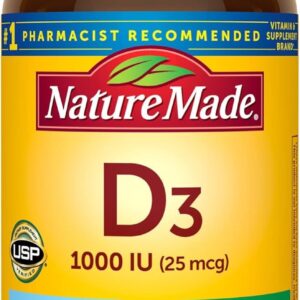 Vitamina D3 1000 IU (25mcg) — 100 cápsulas | Salud ósea e inmune