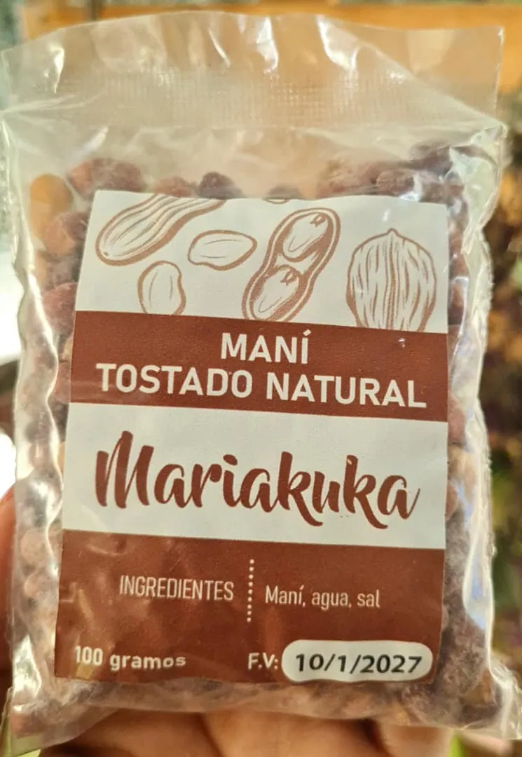 Maní tostado natural MariaKuka 100g