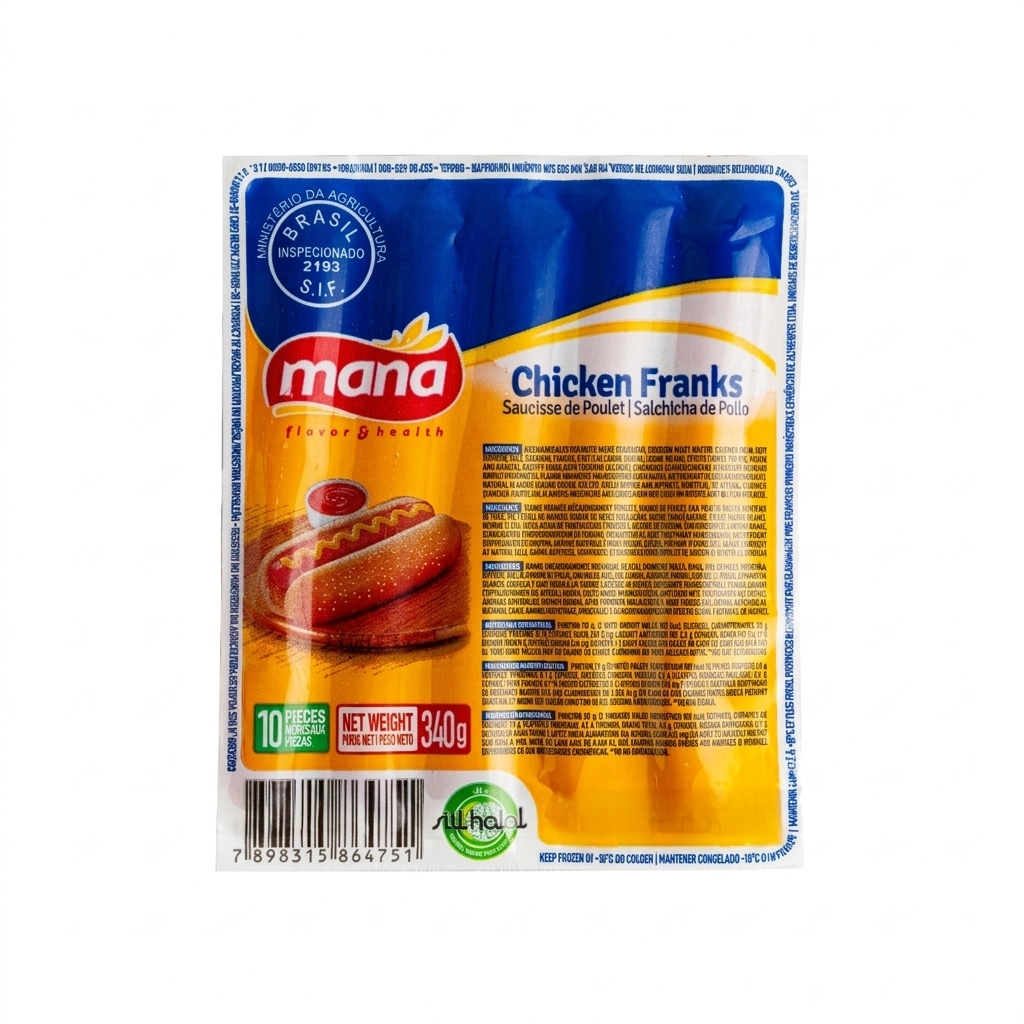 Salchichas de pollo Mana (340 g / 12 oz)