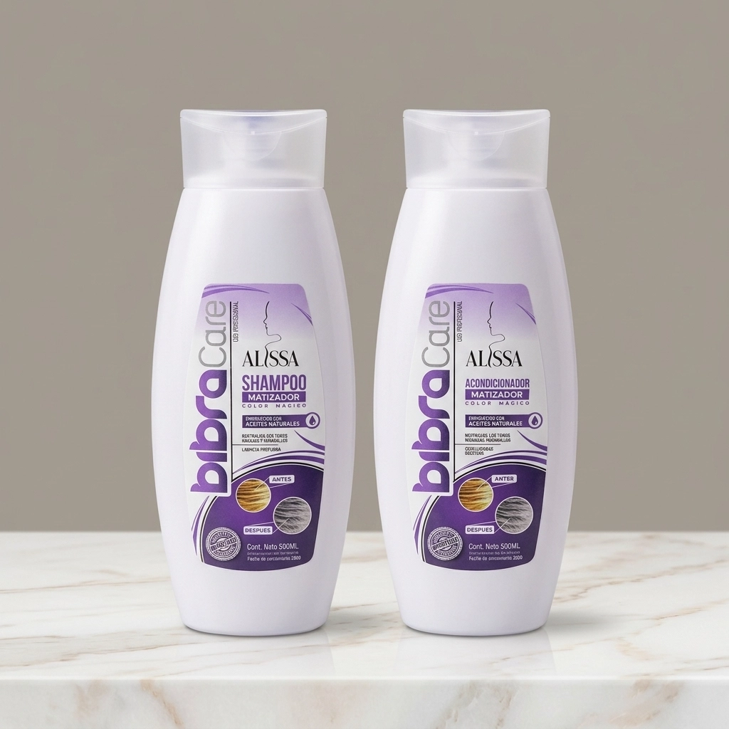 Shampoo & Acondicionador matizador BibraCare (500 ml)