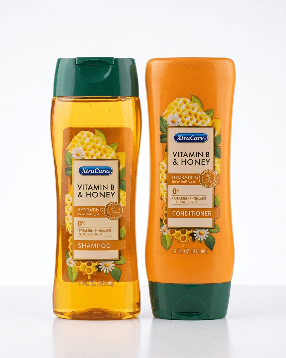Set XtraCare shampoo y acondicionador sin sal miel 413ml