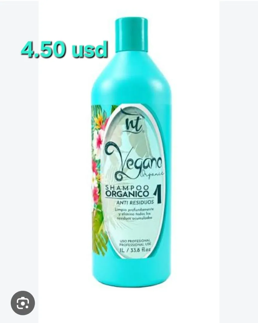 Shampoo antirresiduos NT Vegano Organic paso 1 (1L)