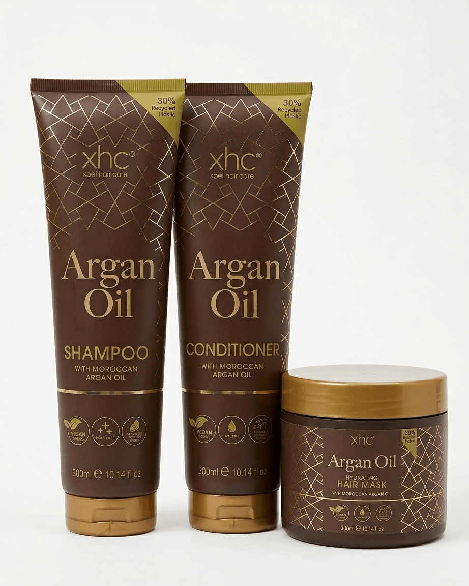 Set shampoo acondicionador y tratamiento de argán 250ml