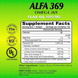 Omega 3-6-9 1000mg — 100 cápsulas | Complejo de ácidos grasos esenciales